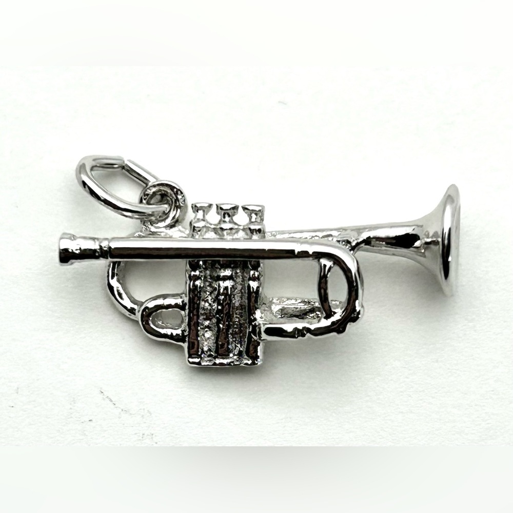 Sterling Silver Trumpet Charm